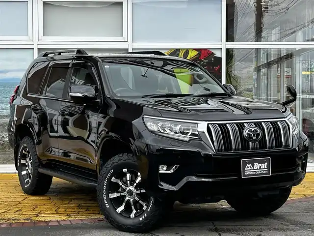 トヨタ ランドクルーザー プラド TX 道北・旭川 2020(令2)年 3.9万km ブラック 純正9インチナビ/フルセグTV/バックカメラ/コーナーセンサー/MG17インチアルミホイール/BFグッドリッジオールテレーンタイヤ/LEDヘッドライト/ドライブレコーダー/ETC
