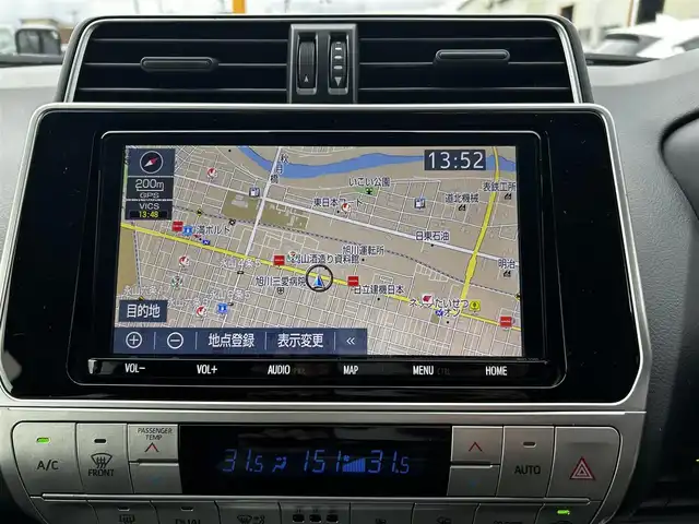 トヨタ ランドクルーザー プラド TX 道北・旭川 2020(令2)年 3.9万km ブラック 純正9インチナビ/フルセグTV/バックカメラ/コーナーセンサー/MG17インチアルミホイール/BFグッドリッジオールテレーンタイヤ/LEDヘッドライト/ドライブレコーダー/ETC