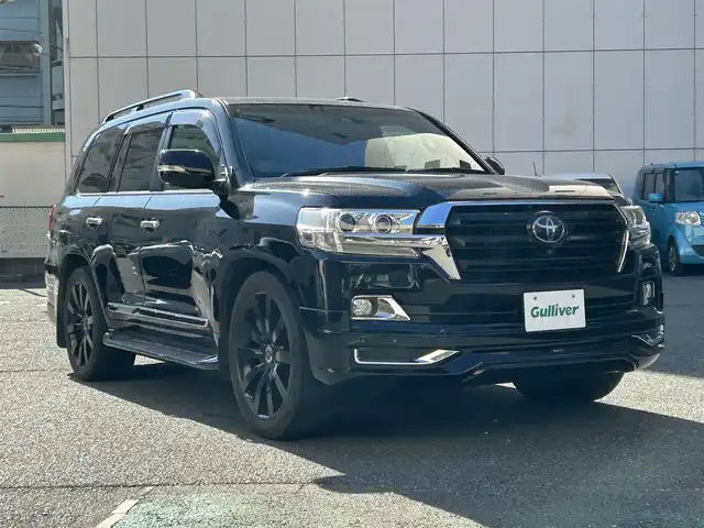 トヨタ ランドクルーザー ZX 神奈川県 2017(平29)年 12万km ブラック 純正ＳＤナビ　/フルセグＴＶ /全方位カメラ サンルーフ　/後席モニター　/追従走行付きクルーズコントロール　/パワーシート　/シートヒーター/エアシート　/モデリスタエアロ　/ETC2.0 /スペアキー　/衝突被害軽減システム/カーテンエアバッグ/社外アルミホイール