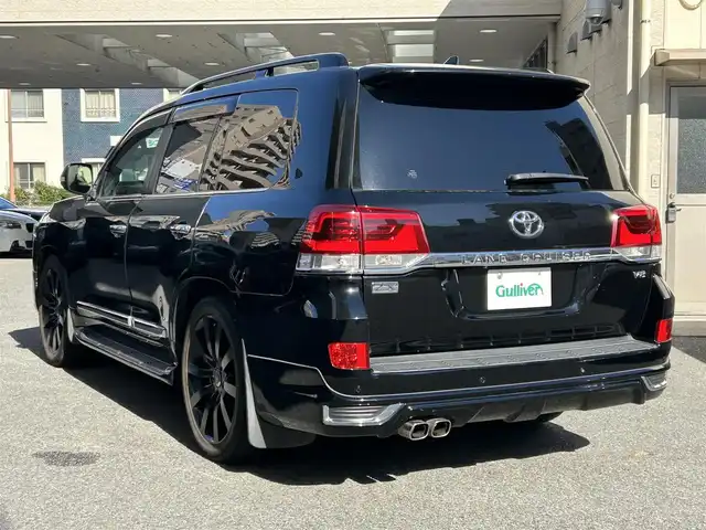 トヨタ ランドクルーザー ZX 神奈川県 2017(平29)年 12万km ブラック 純正ＳＤナビ　/フルセグＴＶ /全方位カメラ サンルーフ　/後席モニター　/追従走行付きクルーズコントロール　/パワーシート　/シートヒーター/エアシート　/モデリスタエアロ　/ETC2.0 /スペアキー　/衝突被害軽減システム/カーテンエアバッグ/社外アルミホイール