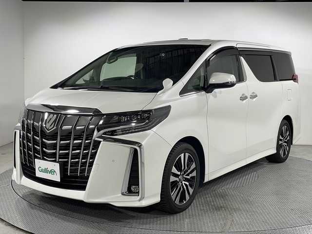 トヨタ アルファード S Cパッケージ 広島県 2020(令2)年 5.3万km ホワイトパールクリスタルシャイン 純正９型ナビ/サンルーフ/後席画面/ブラインドスポットモニター/エンジンスターター/バックカメラ/レーダークルーズコントロール/電動リアゲート/温/冷シート/パワーシート/デジタルルームミラー/ステアリングヒーター/アダブティブヘッドライト/ＥＴＣ/前後ドラレコ/フォグランプ/純正18インチアルミホイール(235/50/R18)/エアバッグ(運転席/助手席/サイド/カーテン)