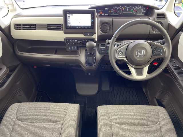 ホンダ Ｎ ＢＯＸ EX ターボ 岐阜県 2023(令5)年 0.6万km プラチナホワイトパール ターボ/純正7インチナビ/（CD/DVD/Bluetooth/フルセグ）/バックカメラ/レーダークルーズコントロール/両側パワースライドドア/電子パーキング/パドルシフト/前席シートヒーター/ステアリングスイッチ/スマートキー/スペアキー/ETC/前方ドライブレコーダー