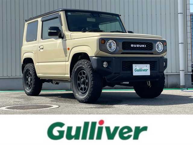 スズキ ジムニー XC 富山県 2019(令1)年 7.7万km シフォンアイボリーメタリックブラック2トーンルーフ ＭＴ/ワンオーナー/ＡＬＰＩＮＥ製11インチフローティングナビ/Bluetooth/フルセグTV/ＤＶＤ再生/バックカメラ/デュアルカメラブレーキサポート/レーンディパーチャーアラート/前席シートヒーター/スマートキー/クルーズコントロール/ステアリングスイッチ/LEDオートライト/フォグランプ/純正AW付スタッドレスタイヤ4本積込