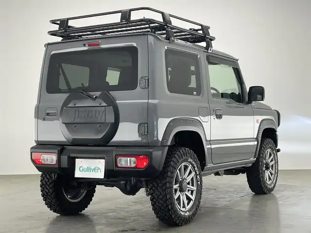 スズキ ジムニー XL 愛知県 2018(平30)年 3.6万km グラファイトグレーパールメタリック 社外ナビ　ＴＶ　ＤＶＤ　ＥＴＣ　シートーヒーター　レザー調シートカバー　プッシュスタート　カスタムパーツ多数　社外ＬＥＤ　ドライブレコーダー　リフトアップ　ルーフキャリア　純正ゴムマット　フォグ　禁煙