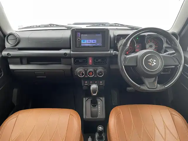 スズキ ジムニー XL 愛知県 2018(平30)年 3.6万km グラファイトグレーパールメタリック 社外ナビ　ＴＶ　ＤＶＤ　ＥＴＣ　シートーヒーター　レザー調シートカバー　プッシュスタート　カスタムパーツ多数　社外ＬＥＤ　ドライブレコーダー　リフトアップ　ルーフキャリア　純正ゴムマット　フォグ　禁煙