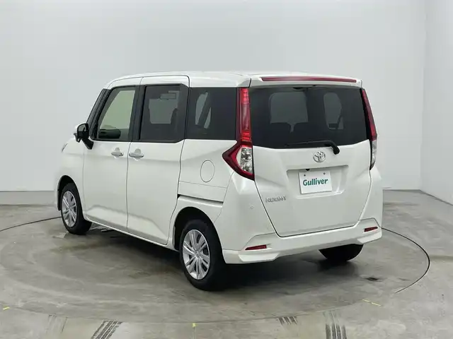 トヨタ ルーミー G 岡山県 2022(令4)年 3.1万km パールホワイトⅢ メモリーナビ/【Bluetooth/フルセグTV/CD】/型番:MDV-D208BT/両側パワースライドドア/バックカメラ/衝突軽減ブレーキシステム/ビルトインETC/LEDヘッドライト/社外ドライブレコーダー（前）/横滑り防止装置/プッシュスタート/スマートキー×1