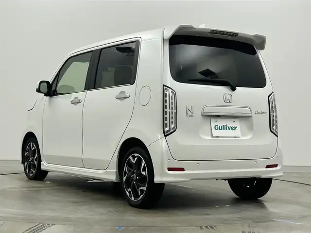 ホンダ Ｎ ＷＧＮ カスタム Lターボ ホンダS 岡山県 2022(令4)年 2.1万km プラチナホワイトパール 社外ナビ/・FM/AM/Bluetooth/フルセグ/CD/DVD/バックカメラ/ハーフレザーシート/・シートヒーター/ビルトインETC/LEDヘッドライト/ホンダセンシング/・衝突軽減ブレーキ/・車線逸脱警報/・バックソナー/・レーダークルーズコントロール/アイドリングストップ機能/横滑り防止/スマートキー2本/純正15インチアルミ/純正フロアマット/オートライト/オートエアコン