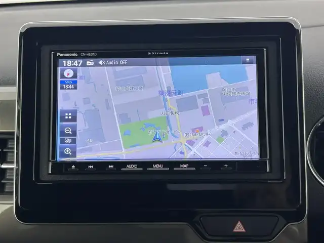 ホンダ Ｎ ＷＧＮ カスタム Lターボ ホンダS 岡山県 2022(令4)年 2.1万km プラチナホワイトパール 社外ナビ/・FM/AM/Bluetooth/フルセグ/CD/DVD/バックカメラ/ハーフレザーシート/・シートヒーター/ビルトインETC/LEDヘッドライト/ホンダセンシング/・衝突軽減ブレーキ/・車線逸脱警報/・バックソナー/・レーダークルーズコントロール/アイドリングストップ機能/横滑り防止/スマートキー2本/純正15インチアルミ/純正フロアマット/オートライト/オートエアコン