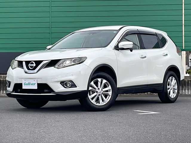 日産 エクストレイル 20X エマージェンシーブレーキ 茨城県 2016(平28)年 5.4万km ブリリアントホワイトパール 純正SDナビ/Bluetooth搭載/フルセグTV/バックカメラ/エマージェンシーブレーキ/フロントソナー/リアソナー/クルーズコントロール/AAC/オートライト/ハーフレザーシート/シートヒーター/純正17インチアルミホイール/純正フロアマット/アイドリングストップ/スマートキー/ETC