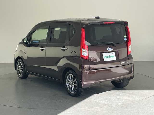 スバル ステラ L スマートアシスト 長野県 2018(平30)年 5.2万km プラムブラウンクリスタルマイカ ４WD/純正ナビ（CD/DVD/フルセグTV/BT/SD）/バックカメラ/横滑り防止/衝突被害軽減ブレーキ/踏み間違え防止装置/オートマチックハイビーム/アイドリングストップ/D席シートヒーター/コーナーセンサー/ドライブレコーダー/ドアバイザー/電動格納ミラー/リモコンキー