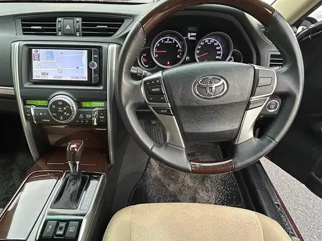 トヨタ マークＸ PREMIUM 奈良県 2012(平24)年 3.6万km ダークレッドマイカメタリック ワンオーナー/純正ナビ【NSZT-W62G】(フルセグTV/CD/DVD)/前後ドラレコ/ハーフレザー/前席シートヒーター/前席パワーシート/革巻きステアリング/クルコン/バックカメラ/純正18インチAW/横滑り防止システム/ビルトインETC/フォグ/ドアバイザー/ウインカーミラー/保証書・取説
