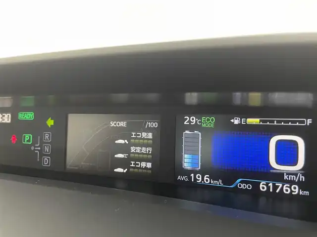 トヨタ プリウス A ツーリングセレクション 富山県 2019(令1)年 6.2万km アティチュードブラックマイカ 純正メモリナビ　　/フルセグ　ＢＴ　ＤＶＤ　/全方位カメラ　/ＥＴＣ２．０　/スマートキー　/スペアキー/レーダークルーズ　/ＬＥＤオートライト　/レザーシート　　/シートヒーター　/ＡＣ１００Ｖ　/ＨＵＤ　/ＢＳＭ/パーキングアシスト/社外AW付き冬タイヤ4本車載/トヨタセーフティセンス/パワーシート /ドライブレコーダー/4WD/オートハイビーム