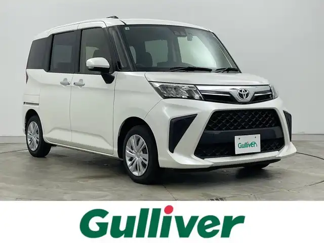 トヨタ ルーミー G 岡山県 2022(令4)年 2.7万km パールホワイトⅢ メモリーナビ/【Bluetooth/フルセグTV/CD】/型番:MDV-D208BT/両側パワースライドドア/バックカメラ/衝突軽減ブレーキシステム/社外ドライブレコーダー（前）/LEDヘッドライト/オートライト/ETC/アイドリングストップ/プッシュスタート/スマートキー×1