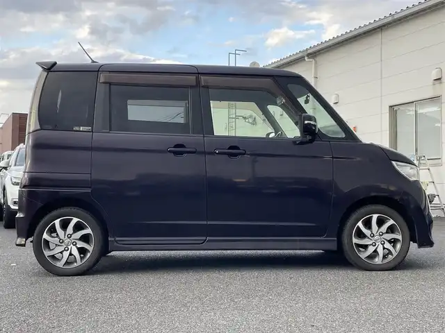 日産 ルークス ハイウェイスター ターボ 広島県 2010(平22)年 8.2万km ミステリアスバイオレットパール 社外ディスプレイオーディオ/（Bluetooth/Applecarplay/androidauto/USB）/ドアバイザー/プッシュスタート/両側パワースライドドア/ETC/HIDヘッドライト/ドライブレコーダー（前方のみ）