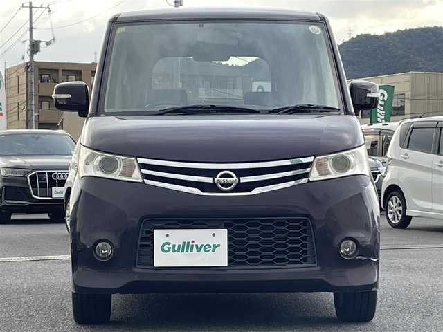 日産 ルークス ハイウェイスター ターボ 広島県 2010(平22)年 8.2万km ミステリアスバイオレットパール 社外ディスプレイオーディオ/（Bluetooth/Applecarplay/androidauto/USB）/ドアバイザー/プッシュスタート/両側パワースライドドア/ETC/HIDヘッドライト/ドライブレコーダー（前方のみ）