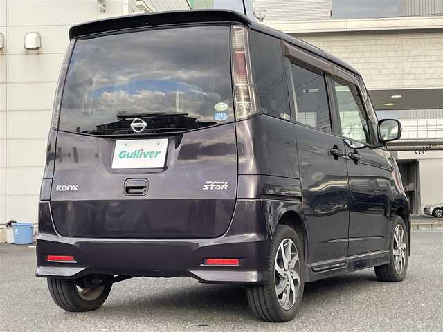 日産 ルークス ハイウェイスター ターボ 広島県 2010(平22)年 8.2万km ミステリアスバイオレットパール 社外ディスプレイオーディオ/（Bluetooth/Applecarplay/androidauto/USB）/ドアバイザー/プッシュスタート/両側パワースライドドア/ETC/HIDヘッドライト/ドライブレコーダー（前方のみ）