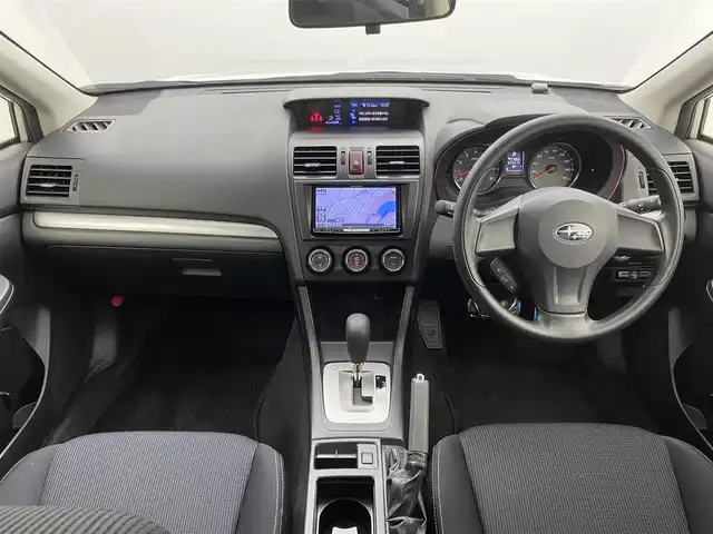 スバル インプレッサ スポーツ 1．6i－L 福井県 2012(平24)年 5.4万km サテンホワイトパール 社外HDDナビ　/・ＣＤ/ＤＶＤ/ワンセグＴＶ/ＨＤＤ/ＦＭ/ＡＭ/ＢＴ/バックカメラ　/１７インチＡＷ　/スマートキー/純正フォグランプ/ビルトインETC/運転席シートレベライザー/純正フロアマット/電動格納ミラー