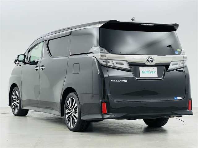 トヨタ ヴェルファイア Z Gエディション 福島県 2018(平30)年 2万km ブラック トヨタセーフティセンス/・プリクラッシュセーフティ/・レーントレーシングアシスト/・クリアランスソナー/・パーキングサポートブレーキ/・ロードサインアシスト/・レーダークルーズコントロール/社外ナビ/・型番:CN-RE05WD/・フルセグTV/Bluetooth/CD/DVD/・ビルトイン/両側パワースライドドア/パワーバックドア/電子パーキング/・オートホールド/ウッドコンビステアリング/・ステアリングリモコン/・ステアリングヒーター/レザーシート/・パワーシート(運転席/助手席/2列目)/・シートヒーター(運転席/助手席)/・ベンチレーション(運転席/助手席)/・メモリシート(運転席)/・オットマン/プッシュスタート/・スマートキー/3眼LEDヘッドライト/・オートライト/・フォグライト/純正フロアマット/ドアバイザー/リアスモークフィルム