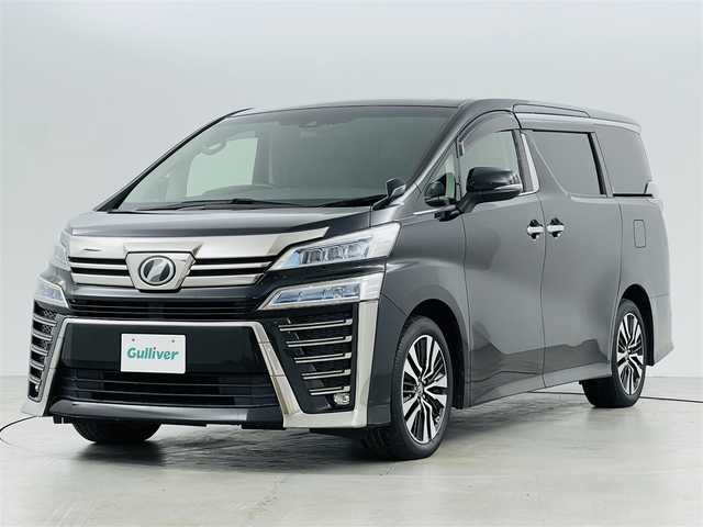 トヨタ ヴェルファイア Z Gエディション 福島県 2018(平30)年 2万km ブラック トヨタセーフティセンス/・プリクラッシュセーフティ/・レーントレーシングアシスト/・クリアランスソナー/・パーキングサポートブレーキ/・ロードサインアシスト/・レーダークルーズコントロール/社外ナビ/・型番:CN-RE05WD/・フルセグTV/Bluetooth/CD/DVD/・ビルトイン/両側パワースライドドア/パワーバックドア/電子パーキング/・オートホールド/ウッドコンビステアリング/・ステアリングリモコン/・ステアリングヒーター/レザーシート/・パワーシート(運転席/助手席/2列目)/・シートヒーター(運転席/助手席)/・ベンチレーション(運転席/助手席)/・メモリシート(運転席)/・オットマン/プッシュスタート/・スマートキー/3眼LEDヘッドライト/・オートライト/・フォグライト/純正フロアマット/ドアバイザー/リアスモークフィルム