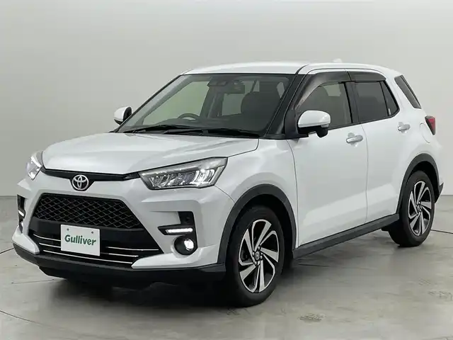 トヨタ ライズ Z 福岡県 2019(令1)年 2.3万km シャイニングホワイトパール 純正ディスプレイオーディオ（フルセグＴＶ）　/ビルトインＥＴＣ　/前後ドラレコ　/ＡＣＣ　/コーナーセンサー　/衝突被害軽減ブレーキ　/ＢＳＭ　/ＲＣＴＡ　/ＭＴモード付き　/シートヒーター　/純正１７インチＡＷ　/ＬＥＤ