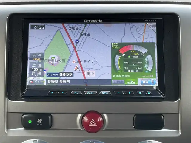 三菱 デリカＤ：５ D－Power package 長野県 2013(平25)年 5.2万km ウォームホワイトP/クールシルバー ディーゼルターボ/8人乗り/カロッツェリアナビ/フルセグTV/Bluetooth/DVD/バックカメラ/ETC/両側パワースライドドア/ドアバイザー/純正アルミホイール/純正フロアマット/スマートキー/取扱説明書/保証書/スペアキー