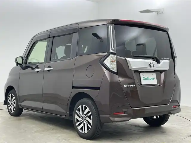 トヨタ ルーミー カスタムG 岡山県 2023(令5)年 2.3万km プラムブラウンパールクリスタルシャイン 純正９インチディスプレイオーディオ/（AMFM/BT/フルセグTV）/バックカメラ/ビルトインETC/LEDヘッドライト/LEDフォグランプ/オートライト/レーダークルーズコントロール/両側パワースライドドア/純正14インチアルミホイール/オートブレーキホールド/ISOFIX/後席サンシェイド/ステアリングスイッチ/チルトステアリング/シートリフター/ウインカーミラー/ドアバイザー/スマートキー×2/新車保証書/取扱説明書
