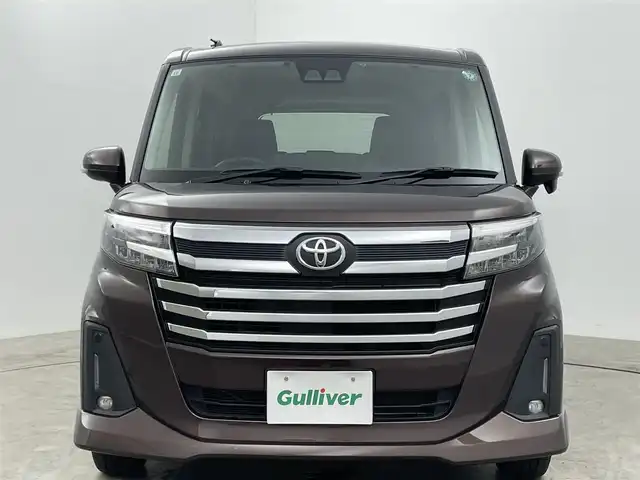 トヨタ ルーミー カスタムG 岡山県 2023(令5)年 2.3万km プラムブラウンパールクリスタルシャイン 純正９インチディスプレイオーディオ/（AMFM/BT/フルセグTV）/バックカメラ/ビルトインETC/LEDヘッドライト/LEDフォグランプ/オートライト/レーダークルーズコントロール/両側パワースライドドア/純正14インチアルミホイール/オートブレーキホールド/ISOFIX/後席サンシェイド/ステアリングスイッチ/チルトステアリング/シートリフター/ウインカーミラー/ドアバイザー/スマートキー×2/新車保証書/取扱説明書