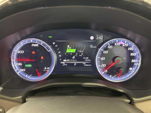 トヨタ クラウン ハイブリッド G 佐賀県 2019(令1)年 5.6万km プレシャスガレナ 純正8インチナビ/AM/FM/CD/DVD/Bluetooth/USB/フルセグTV/トヨタセーフティセンス/レーダークルーズコントロール/前後コーナーセンサー/アラウンドビューモニター/１００V充電/ビルトインETC/前方ドライブレコーダー/純正フロアマット/パワーシート/ドアミラーヒーター/LEDヘッドライト/フォグランプ/純正17インチアルミホイール/スマートキー/スペアキー