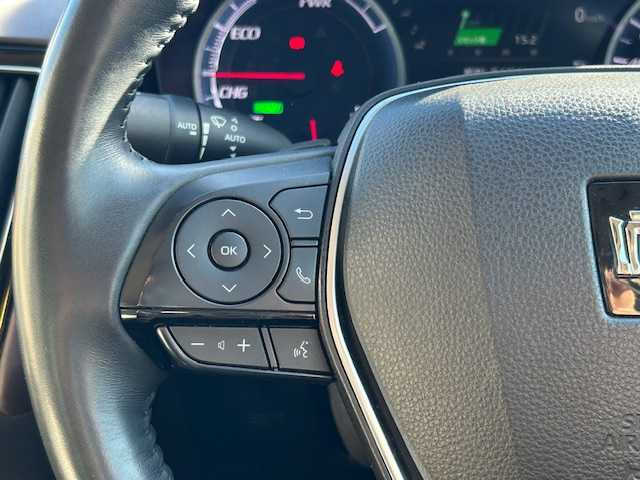 トヨタ クラウン ハイブリッド G 宮城県 2019(令1)年 5.6万km プレシャスガレナ 登録時走行距離55891km/純正8インチナビ/AM/FM/CD/DVD/Bluetooth/USB/フルセグTV/トヨタセーフティセンス/レーダークルーズコントロール/前後コーナーセンサー/アラウンドビューモニター/ビルトインETC/シートヒーター/ハンドルヒーター/電動リアシェード/前方ドライブレコーダー/純正フロアマット/全席パワーシート/LEDヘッドライト/フォグランプ/純正17インチアルミホイール/スマートキー/スペアキー