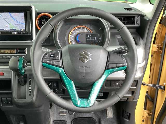 スズキ スペーシア ギア HYBRID XZ 香川県 2019(令1)年 4万km アクティブイエロー/ガンメタリック2トーン 登録時走行距離：39507km/カロッツェリアメモリナビ/　CD DVD BT　フルセグTV/バックカメラ/両側パワースライドドア/デュアルセンサーブレーキサポート/レーンキープアシスト/クリアランスソナー/アイドリングストップ/横滑り防止装置/LEDヘッドライト/オートライト/フォグランプ/サーキュレーター/ロールサンシェード/シートヒーター/ETC/ステアリングスイッチ/プッシュスタート/スマートキー