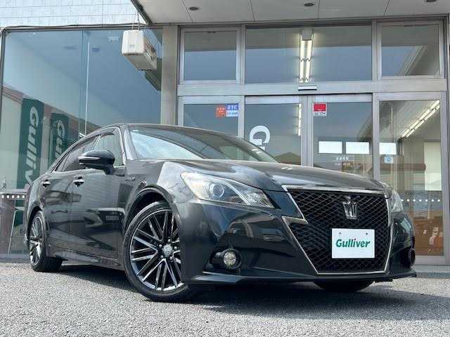 トヨタ クラウン ハイブリッド アスリートS ブラックスタイル 埼玉県 2014(平26)年 15.2万km プレシャスブラックパール 純正HDDナビ/クルーズコントロール/バックカメラ/Bluetooth/サンルーフ/パワーシート（運転席、助手席）/ナイトビジョン/シートヒーター/エアシート/フォグランプ/ETC