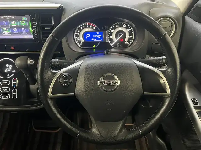 日産 デイズ ルークス ハイウェイスターターボ 秋田県 2016(平28)年 8.3万km ピンクゴールドM ４WD/ターボ/衝突軽減システム/LEDヘッドライト/純正メモリナビ（DVD/CD/BT）/フルセグ/アラウンドビューモニター/日産純正アルミ（夏タイヤ装着）/スマートキー/純正エンジンスターター/アイドリングストップ/プッシュスタート/ステアリングスイッチ/運転席シートヒーター/ETC/純正フロアマット/純正ドアバイザー/オートライト/オートエアコン/パワーステアリング/パワーウィンドウ/電動格納ウィンカーミラー/横滑り防止/盗難防止装置/寒冷地仕様/保証書/取扱説明書/記録簿/スペアキー×１