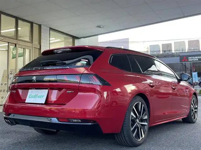 プジョー ５０８ SW GT ブルーHDi 長崎県 2020(令2)年 3.5万km 赤 ワンオーナー/社外ナビ（フルセグ、ＦＭ、AM、AppleCarPlay）/全方位カメラ/バックカメラ/フロントカメラ/DN席パワーシート/DN席シートヒーター/サンルーフ/レザーシート/ＢＳＭ/マルチポイントランバーサポート/パドルシフト/パワーバックドア/Ａストップ/ETC/レーンアシスト/ステアリングスイッチ/FOCALサウンド/保証書/取説/スペアキー