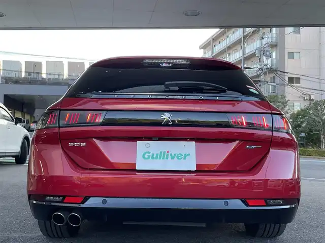 プジョー ５０８ SW GT ブルーHDi 長崎県 2020(令2)年 3.5万km 赤 ワンオーナー/社外ナビ（フルセグ、ＦＭ、AM、AppleCarPlay）/全方位カメラ/バックカメラ/フロントカメラ/DN席パワーシート/DN席シートヒーター/サンルーフ/レザーシート/ＢＳＭ/マルチポイントランバーサポート/パドルシフト/パワーバックドア/Ａストップ/ETC/レーンアシスト/ステアリングスイッチ/FOCALサウンド/保証書/取説/スペアキー