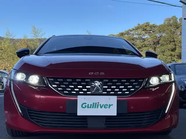 プジョー ５０８ SW GT ブルーHDi 長崎県 2020(令2)年 3.5万km 赤 ワンオーナー/社外ナビ（フルセグ、ＦＭ、AM、AppleCarPlay）/全方位カメラ/バックカメラ/フロントカメラ/DN席パワーシート/DN席シートヒーター/サンルーフ/レザーシート/ＢＳＭ/マルチポイントランバーサポート/パドルシフト/パワーバックドア/Ａストップ/ETC/レーンアシスト/ステアリングスイッチ/FOCALサウンド/保証書/取説/スペアキー