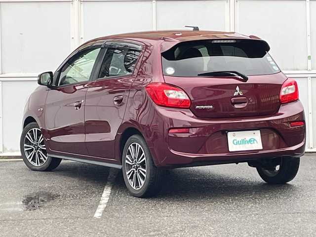 三菱 ミラージュ G 秋田県 2017(平29)年 3.8万km ワインレッドP 衝突軽減装置/社外ナビ/　CD　DVD　BT　フルセグ　SD再生/バックカメラ/ETC/横滑り防止/ステアリングスイッチ/革巻きステアリング/オートエアコン/電動格納ミラー/純正フロアマット/オートライト/スタッドレスタイヤ積み込み