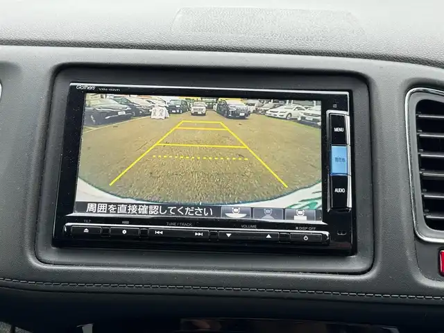 ホンダ ヴェゼル ハイブリッド Z 滋賀県 2014(平26)年 10.7万km ホワイトオーキッドパール 純正フルセグナビ/　フルセグ Bluetooth CD DVD FM AM/バックカメラ/ドライブレコーダー前後/あんしんパッケージ/シティブレーキアクティブシステム/コンフォートビューパッケージ/フルオートエアコンディショナー/LEDヘッドライト/シートヒーターLR/アルミパッケージ/純正17インチアルミスポーツタイプ/純正フロアマット/ドアバイザー/スマートキー×2/プッシュスタート/