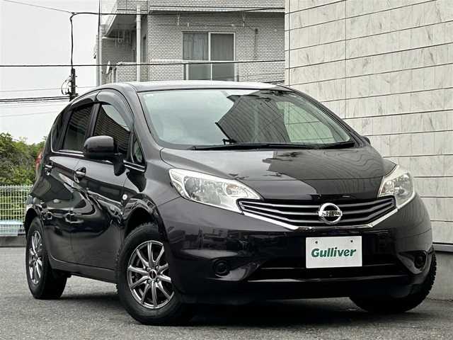 日産 ノート X DIG－S 埼玉県 2013(平25)年 4.8万km オーロラモーヴ 純正ナビ/AM FM CD SD AUX　フルセグTV/ETC/アイドリングストップ/オートエアコン/電動格納ミラー/プッシュスタート/フォグランプ/リアワイパー/社外17インチアルミホイール/スマートキー