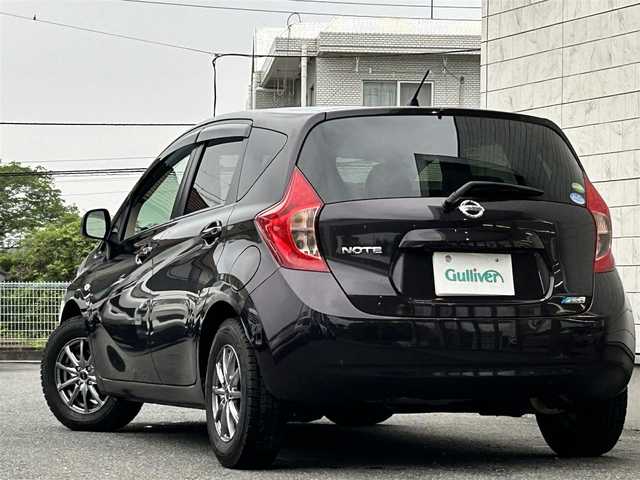 日産 ノート X DIG－S 埼玉県 2013(平25)年 4.8万km オーロラモーヴ 純正ナビ/AM FM CD SD AUX　フルセグTV/ETC/アイドリングストップ/オートエアコン/電動格納ミラー/プッシュスタート/フォグランプ/リアワイパー/社外17インチアルミホイール/スマートキー