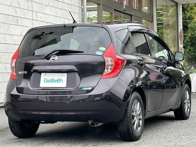 日産 ノート X DIG－S 埼玉県 2013(平25)年 4.8万km オーロラモーヴ 純正ナビ/AM FM CD SD AUX　フルセグTV/ETC/アイドリングストップ/オートエアコン/電動格納ミラー/プッシュスタート/フォグランプ/リアワイパー/社外17インチアルミホイール/スマートキー