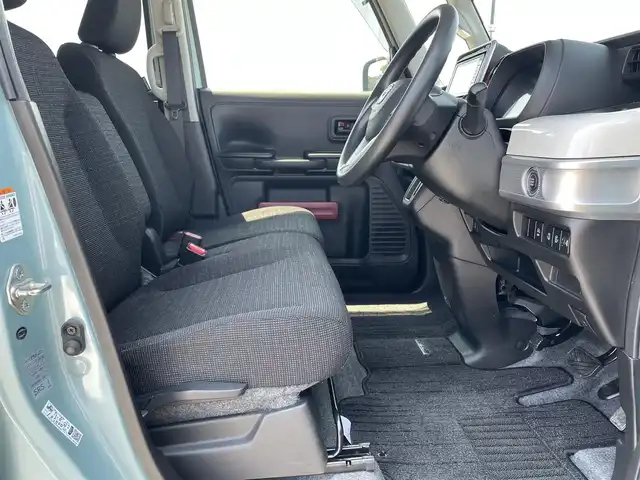 マツダ フレアワゴン ハイブリッド XS 鳥取県 2018(平30)年 11万km オフブルーM ４・Ｗ・Ｄ　/ワンオーナー/社外ナビ／フルセグ／ＤＶＤ／ＣＤ／ＢＴ/前後ドライブレコーダー/ＥＴＣ/レーダーブレーキサポート/レーンキープアシスト/前席シートヒーター/両側パワースライド/プッシュエンジンスタート/社外１４インチアルミホイール/ルーフサーキュレーター/リヤロールサンシェード/アイドリングストップ/純正ホイールスタットレスセット積込/（タイヤ残り溝　４－５分山）/フロアマット/ドアバイザー/保証書・取扱説明書