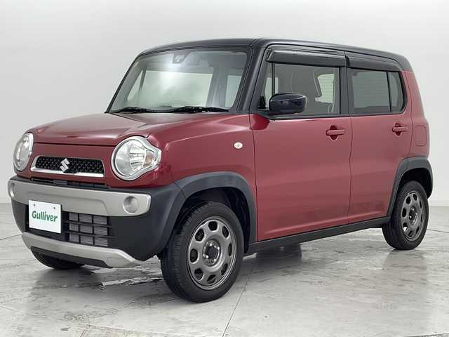 スズキ ハスラー G 宮城県 2018(平30)年 3.6万km フェニックスレッドパール/ブルーイッシュブラックパール レーダーブレーキサポート/社外7インチナビ/・CD.BT/ワンセグTV/前席シートヒーター/アイドリングストップ/横滑り防止装置/プッシュスタート/スマートキー/オートエアコン/ドライブレコーダー（FR）/社外フロアマット