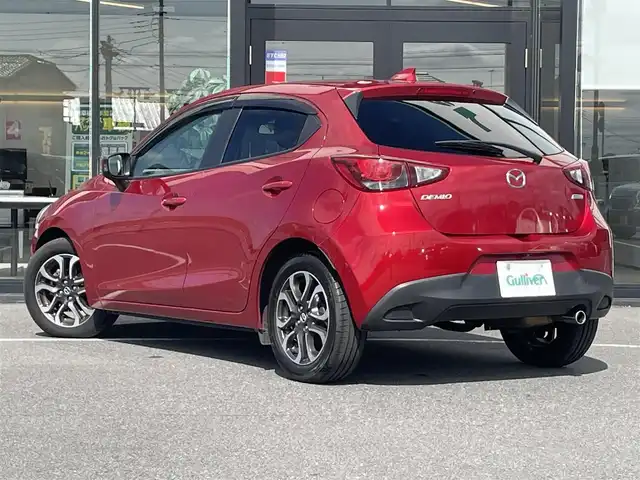 マツダ デミオ XD ツーリング 茨城県 2015(平27)年 8万km ソウルレッドプレミアムメタリック 純正SDナビ/バックカメラ/アイドリングストップ/コーナーセンサー/レーンキープアシスト/ドライブレコーダー/ステアリングスイッチ/横滑り防止装置/盗難防止装置/純正LED/ETC