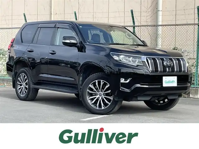 トヨタ ランドクルーザー プラド TX Lパッケージ 東京都 2020(令2)年 2.9万km ブラック メーカーナビ/AM/FM/USB/Bluetooth/Miracast/全周囲カメラ/純正OP19インチAW/レーダークルーズコントロール/黒革シート/パワーシート/前席シートヒーター＆ベンチレーション/ETC2.0/純正ドライブレコーダー/プッシュスタート/スマートキー×2/保証書/取扱説明書