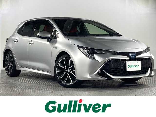 トヨタ カローラ スポーツ ハイブリッドG Z 沖縄県 2019(令1)年 4.6万km シルバーM 禁煙車/純正ナビ(フルセグテレビ、BT、DVD、SD、HDMI)/衝突軽減ブレーキ/レーダークルーズコントロール/プリクラッシュセーフティー/デジタルインナーミラー/ステアリングスイッチ/純正AW/LEDヘッドライト/オートライト/オートハイビーム/シートヒーター/ハーフレザーシート