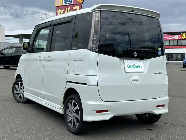 スズキ パレット ＳＷ XS 道東・釧路十勝 2011(平23)年 7.6万km パールホワイト ４WD/ワンオーナー/社外ミュージックプレイヤー/（AM/FM/CD/USB/AUX）/バックカメラ/片側パワースライドドア/プッシュスタート/スマートキー/スペアキー/純正AW付きサマータイヤ/オートライト/フォグランプ/純正ドアバイザー/純正フロアマット/ミュージックプレイヤー取扱説明書/取扱説明書/記録簿/保証書