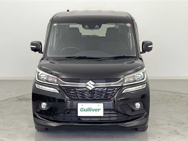スズキ ソリオ バンディット HV MV 宮城県 2021(令3)年 6.2万km スーパーブラックパール デュアルカメラブレーキサポート/レーンキープアシスト/アダプティブクルーズコントロール/純正7インチナビ/（BT.SD.CD.DVD.AM.FM.USB.ipod）/全方位モニター/両側パワースライドドア/シートヒーター（D席）/ビルトインETC/社外ドライブレコーダー（前後）/パドルシフト/革巻きステアリング/ステアリングスイッチ/プッシュスタート/スマートキー（2本）/純正15インチアルミホイール/社外15インチ冬タイヤ積込/純正ドアバイザー/LEDヘッドライト/LEDフォグランプ/横滑り防止機能/コーナーセンサー/アイドリングストップ/ウインカーミラー
