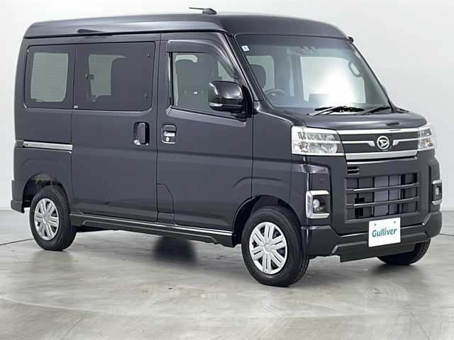 ダイハツ アトレー バン RS 道央・札幌 2025(令7)年 0.1千km ブラックマイカメタリック ・4WD/・純正ディスプレイオーディオ&BT&USB&Apple Car Play&Android Auto&HDMI/・バックカメラ/・両側パワースライドドア/・レーダークルーズコントロール/・スマートアシストIII/・LEDヘッドライト/・LEDフォグランプ/・オートハイビーム/・コーナーセンサー/・スマートキー/・スペアキー
