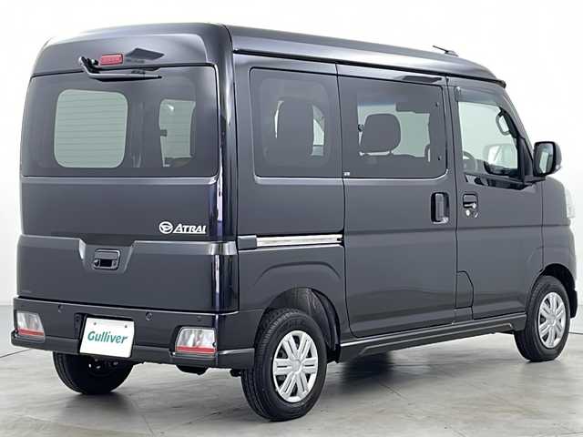 ダイハツ アトレー バン RS 道央・札幌 2025(令7)年 0.1千km ブラックマイカメタリック ・4WD/・純正ディスプレイオーディオ&BT&USB&Apple Car Play&Android Auto&HDMI/・バックカメラ/・両側パワースライドドア/・レーダークルーズコントロール/・スマートアシストIII/・LEDヘッドライト/・LEDフォグランプ/・オートハイビーム/・コーナーセンサー/・スマートキー/・スペアキー