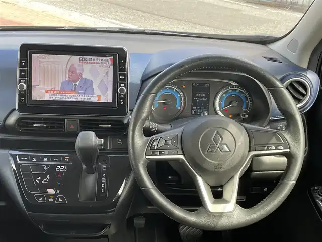 三菱 ｅＫクロス G 福岡県 2019(令1)年 8.7万km アメジストブラック (株)IDOMが運営する【じしゃロン八幡西店】の自社ローン専用車両になります。こちらは現金またはオートローンご利用時の価格です。自社ローンご希望の方は別途その旨お申付け下さい/衝突被害軽減システム/純正メモリナビ/地デジ/Bluetooth/バックカメラ/シートヒーター/オートライト/LEDライト/ETC